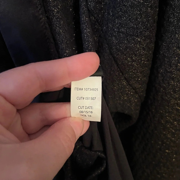 Torrid blazer 5 black with golden detail all over NYE night out jacket - Picture 8 of 8